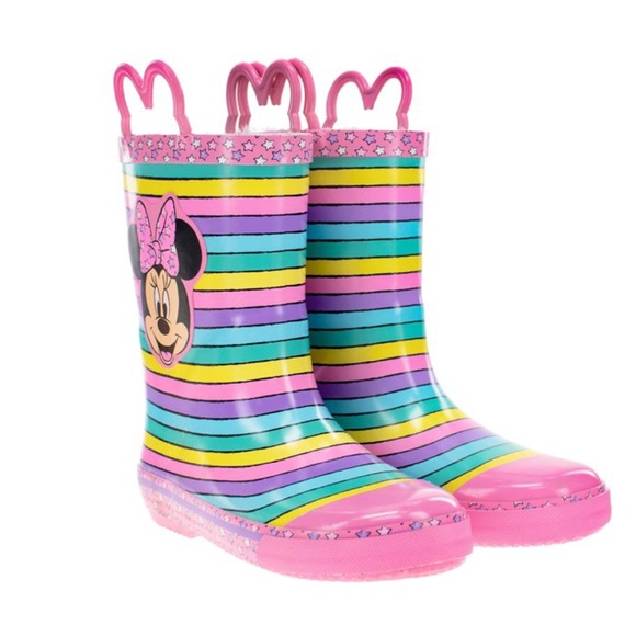 Toddler girl minnie mouse rain boots hot sale